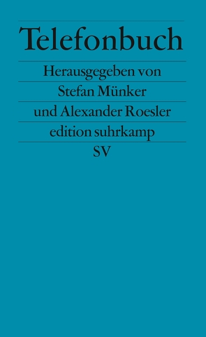 Telefonbuch von Münker,  Stefan, Roesler,  Alexander