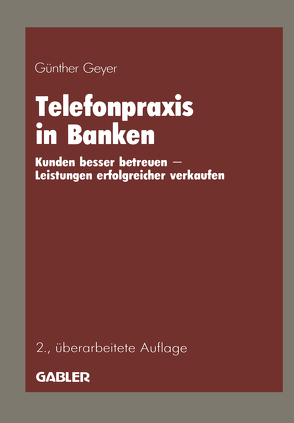 Telefonpraxis in Banken von Geyer,  Guenther