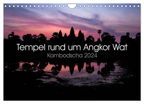 Tempel rund um Angkor Wat (Wandkalender 2024 DIN A4 quer), CALVENDO Monatskalender von Wolf,  Jürgen