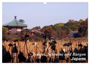 Tempel, Schreine und Burgen Japans (Wandkalender 2024 DIN A3 quer), CALVENDO Monatskalender von Irlenbusch,  Roland