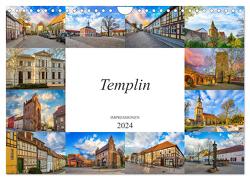 Templin Impressionen (Wandkalender 2024 DIN A4 quer), CALVENDO Monatskalender von Meutzner,  Dirk