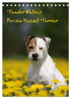 Tender Fellows – Parson Russell Terrier (Tischkalender 2024 DIN A5 hoch), CALVENDO Monatskalender von Clüver,  Maike