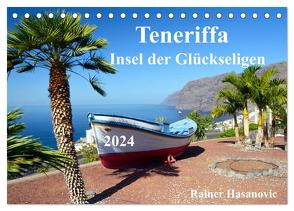 Teneriffa – Insel der Glückseligen (Tischkalender 2024 DIN A5 quer), CALVENDO Monatskalender von by Rainer Hasanovic,  www.teneriffaurlaub.es