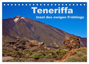 Teneriffa – Insel des ewigen Frühlings (Tischkalender 2024 DIN A5 quer), CALVENDO Monatskalender von Ergler,  Anja