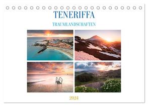 Teneriffa Traumlandschaften (Tischkalender 2024 DIN A5 quer), CALVENDO Monatskalender von Rosenberg,  Raico