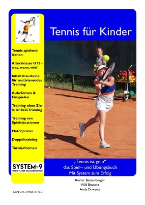 Tennis für Kinder von Bezzenberger,  Reimar, Brunert,  Willi