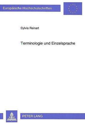 Terminologie und Einzelsprache von Reinart,  Sylvia