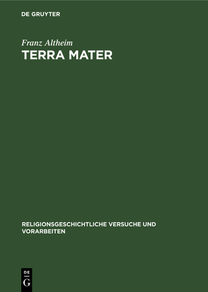 Terra mater von Altheim,  Franz
