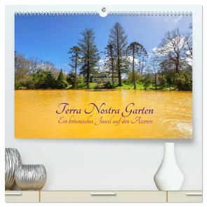 Terra Nostra Garten – ein botanisches Juwel auf den Azoren (hochwertiger Premium Wandkalender 2024 DIN A2 quer), Kunstdruck in Hochglanz von Balistreri,  Ricarda