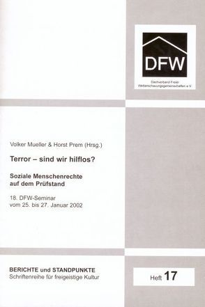 Terror – sind wir hilflos? von Cumart,  Nevfel, Lungwitz,  Günter, Mueller,  Volker, Pieper,  Gerhard, Prem,  Horst