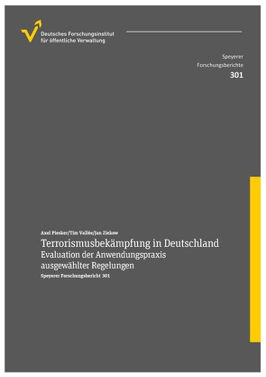 Terrorismusbekämpfung in Deutschland von Piesker,  Axel, Vallée,  Tim, Ziekow,  Jan