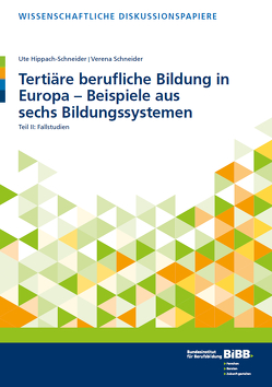 Tertiäre berufliche Bildung in Europa – Beispiele aus sechs Bildungssystemen von Hippach-Schneider,  Ute, Schneider,  Verena