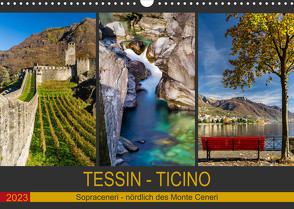 Tessin – Ticino (Wandkalender 2023 DIN A3 quer) von Caccia,  Enrico