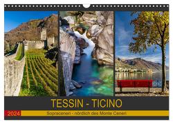 Tessin – Ticino (Wandkalender 2024 DIN A3 quer), CALVENDO Monatskalender von Caccia,  Enrico