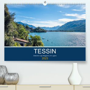 Tessin, zwischen Lago Maggiore und Lugano (Premium, hochwertiger DIN A2 Wandkalender 2023, Kunstdruck in Hochglanz) von custompix.de