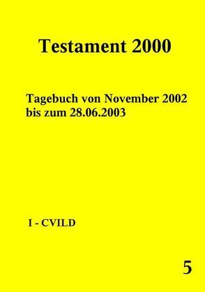 Testament 2000 – Band 5 von Norman,  Peter