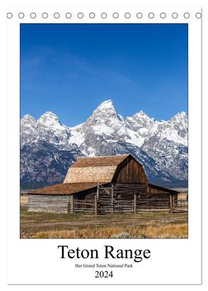 Teton Range – Der Grand Teton National Park (Tischkalender 2024 DIN A5 hoch), CALVENDO Monatskalender von Klinder,  Thomas