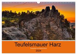 Teufelsmauer Harz (Wandkalender 2024 DIN A3 quer), CALVENDO Monatskalender von Kühne,  Daniel