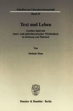 Text und Leben. von Haaß,  Stefanie