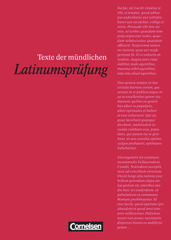 Texte der mündlichen Latinumsprüfung von Fuhrmann,  Reinhild