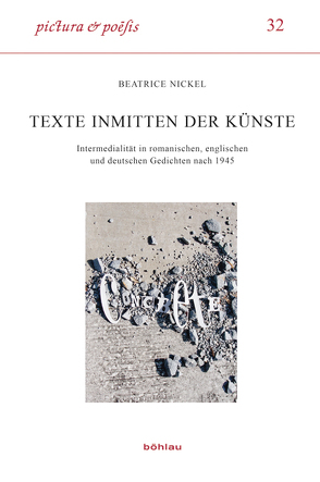 Texte inmitten der Künste von Nickel,  Beatrice