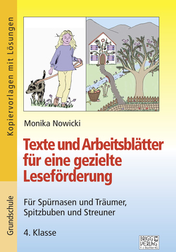 Texte und Arbeitsblätter für eine gezielte Leseförderung von Nowicki,  Monika