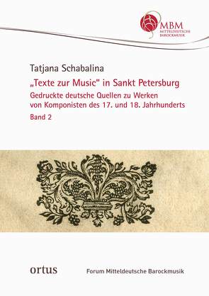 „Texte zur Music“ in Sankt Petersburg von Schabalina,  Tatjana