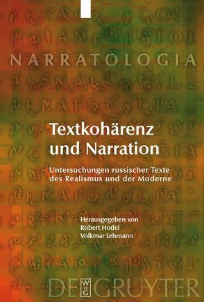Textkohärenz und Narration von Hodel,  Robert, Lehmann,  Volkmar