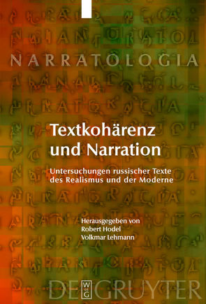 Textkohärenz und Narration von Hodel,  Robert, Lehmann,  Volkmar