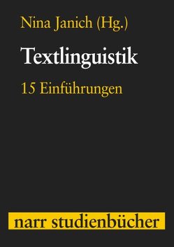 Textlinguistik von Janich,  Nina