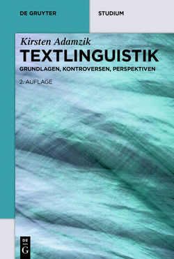 Textlinguistik von Adamzik,  Kirsten