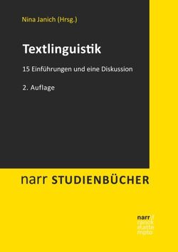 Textlinguistik von Janich,  Nina