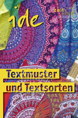 Textmuster und Textsorten von ide - informationen zur deutschdidaktik 2/2018