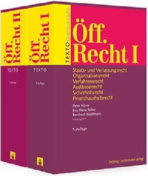 Texto Öff. Recht I + II von Belser Wyss,  Eva Maria, Hänni,  Julia, Hänni,  Peter, Jaag,  Tobias, Stöckli,  Andreas, Waldmann,  Bernhard