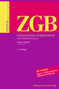 Texto ZGB von Büchler,  Andrea