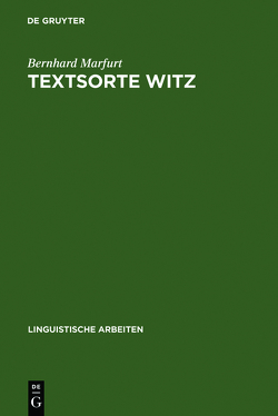 Textsorte Witz von Marfurt,  Bernhard
