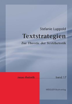 Textstrategien von Knape,  Joachim, Luppold,  Stefanie