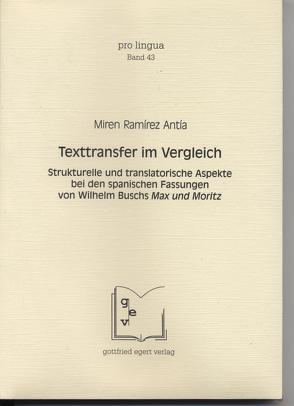 Texttransfer im Vergleich von Ramírez Antía,  Miren