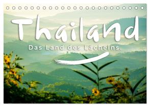 Thailand – Das Land des Lächelns. (Tischkalender 2024 DIN A5 quer), CALVENDO Monatskalender von Monkey,  Happy