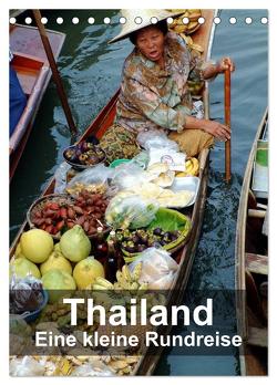 Thailand – Eine kleine Rundreise (Tischkalender 2024 DIN A5 hoch), CALVENDO Monatskalender von Rudolf Blank,  Dr.