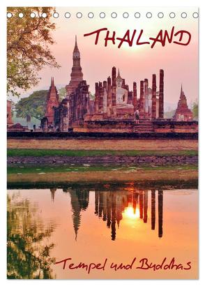 Thailand – Tempel und Buddhas (Tischkalender 2024 DIN A5 hoch), CALVENDO Monatskalender von Affeldt,  Uwe