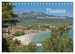 Thassos – Insel im Thrakischen Meer (Tischkalender 2024 DIN A5 quer), CALVENDO Monatskalender von Kuttig,  Siegfried