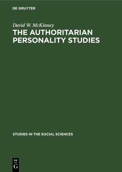 The authoritarian personality studies von McKinney,  David W.