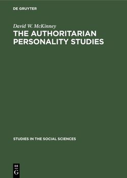 The authoritarian personality studies von McKinney,  David W.