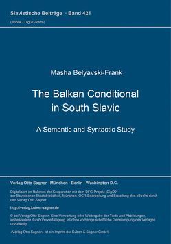 The Balkan Conditional in South Slavic von Belyavski-Frank,  Masha