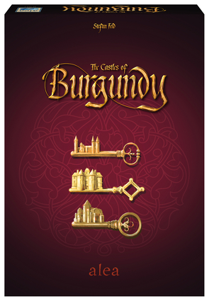 Ravensburger 26925 – The Castles of Burgundy, Klassiker, Strategiespiel für 2-4 Spieler ab 10 Jahren, alea Spiele, Erweiterung von Feld,  Stefan