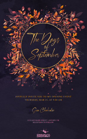 The Days of September von Chiabudini,  Gina