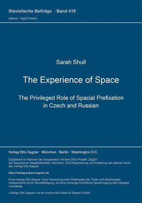 The Experience of Space von Shull,  Sarah