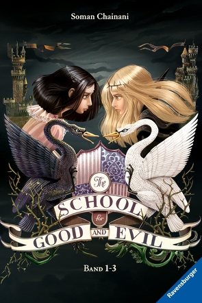 The School for Good and Evil, Band 1: Es kann nur eine geben / Band 2: Eine Welt ohne Prinzen / Band 3: Und wenn sie nicht gestorben sind (Die Bestseller-Buchreihe zum Netflix-Film) von Bruno,  Iacopo, Chainani,  Soman, Rothfuss,  Ilse