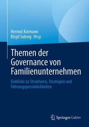 Themen der Governance von Familienunternehmen von Kormann,  Hermut, Suberg,  Birgit